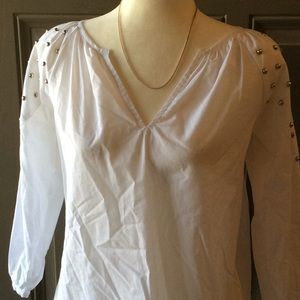 LOVE SAM Stylish White Top NWT